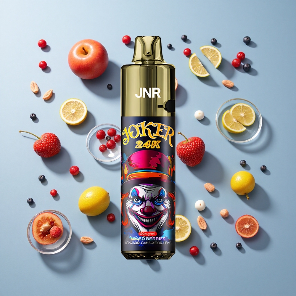 JNR Joker 24K Puffs Refillable Pod Mixed Berries with Type-C Charging
