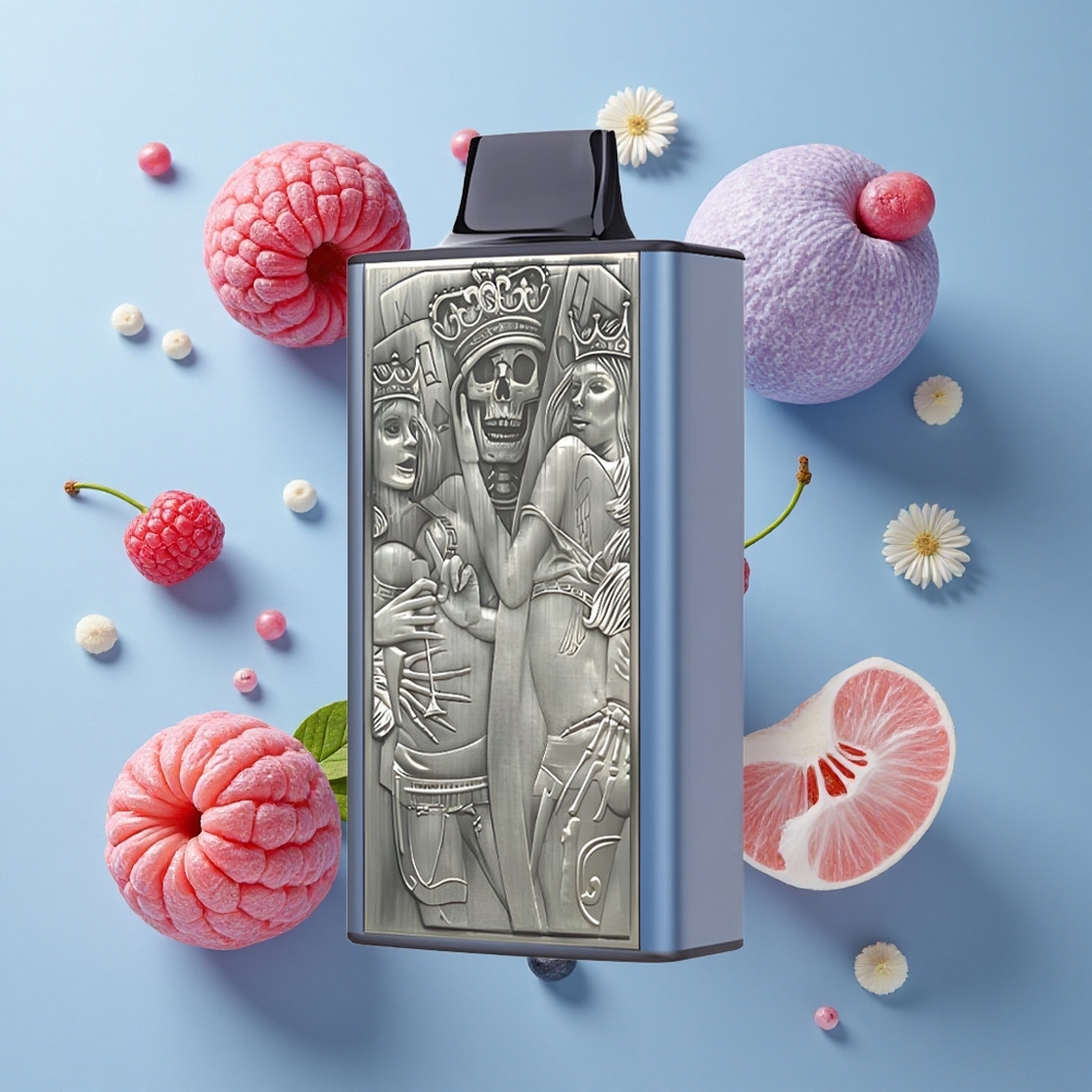 JNR Mega Box 25000 Puffs Disposable Vape Blue Razz Cherry with 30ml E-liquid & Type-C Quick Charge