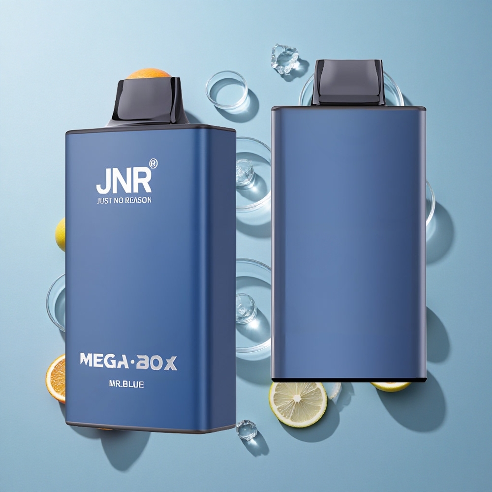 JNR Mega Box 25000 Puffs Disposable Vape Mr Blue with 30ml E-liquid & Type-C Quick Charge