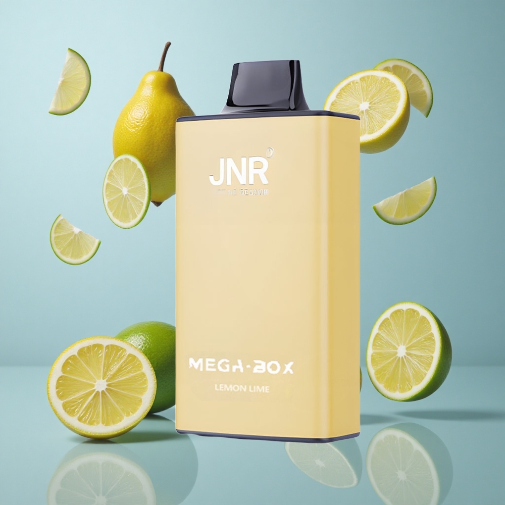 JNR Mega Box 25000 Puffs Lemon & Lime with 30ml E-liquid & Type-C Charge