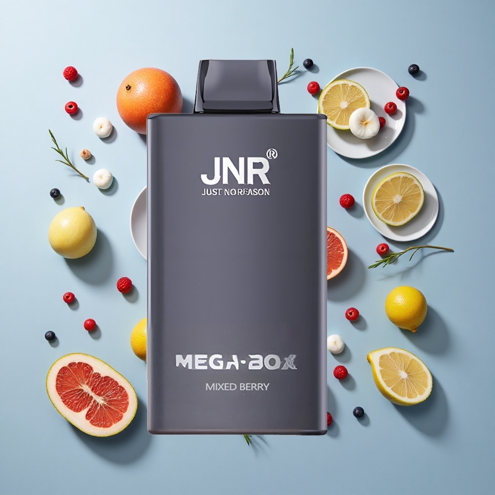 JNR Mega Box 25000 Puffs Mixed Berry Disposable Vape with 30ml E-liquid & Type-C Charge