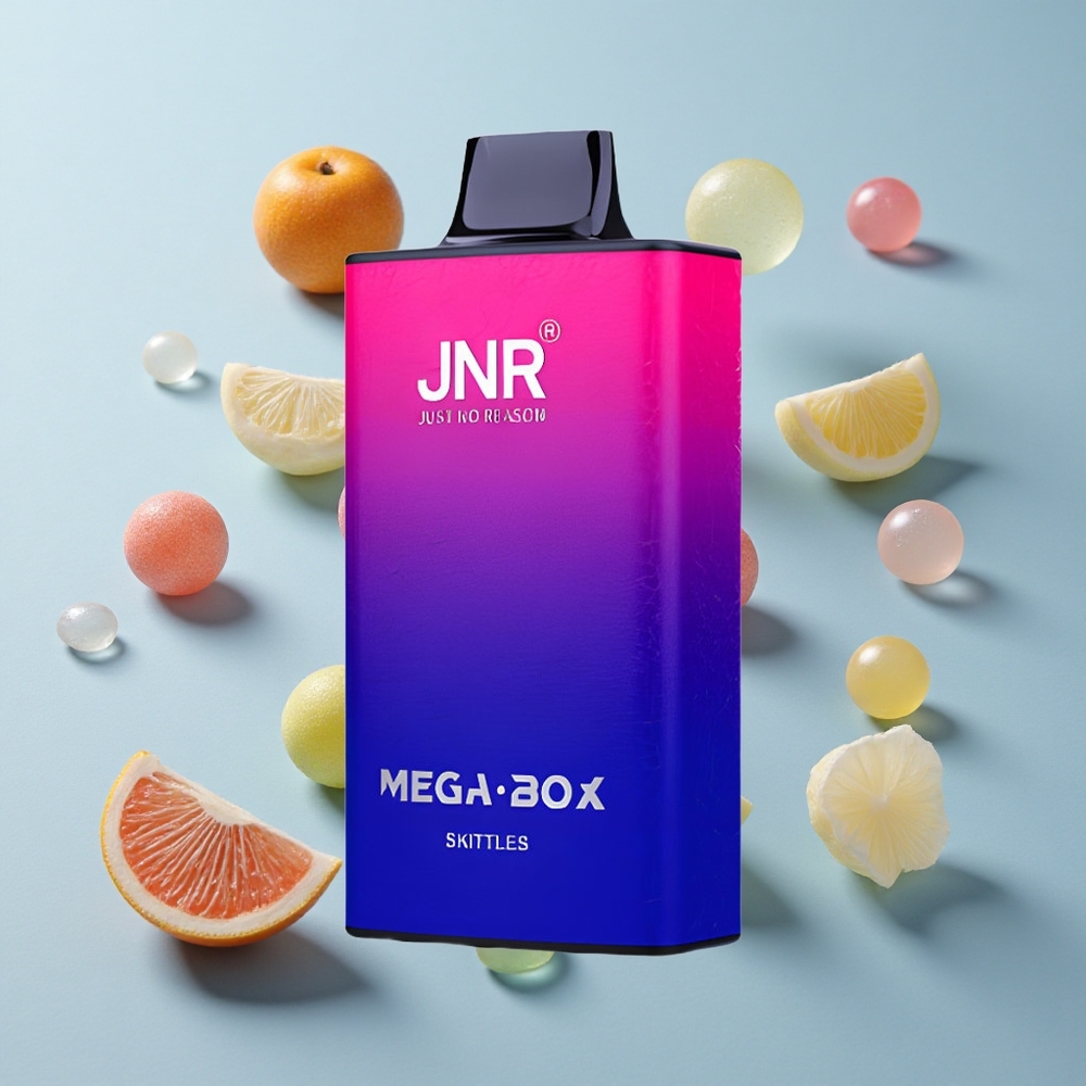 JNR Mega Box 25000 Puffs Skittles Disposable Vape with 30ml E-liquid & Type-C Quick Charge