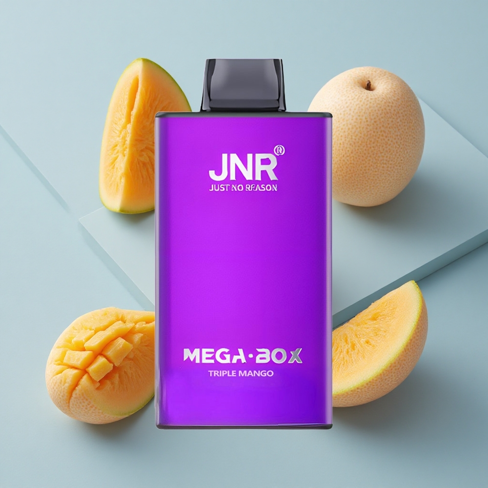 JNR Mega Box 25000 Puffs Triple Mango Disposable Vape with 30ml E-liquid