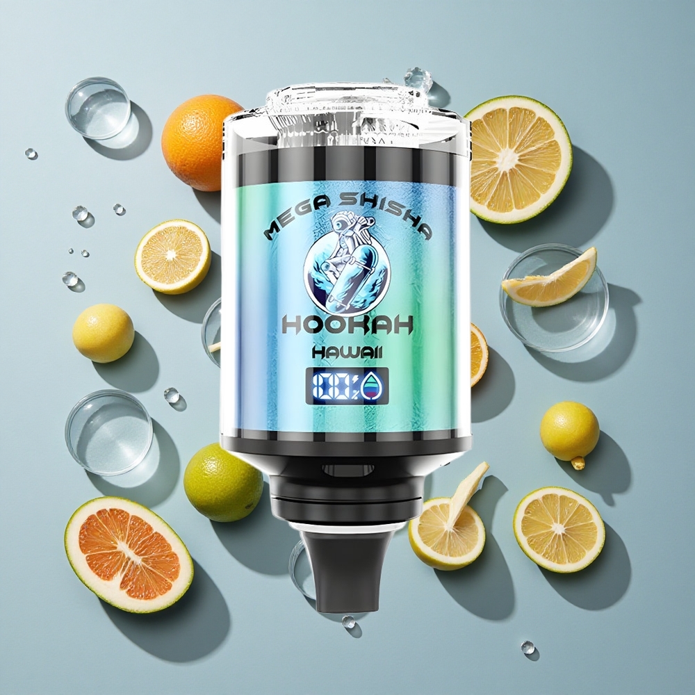 JNR Mega Shisha Hookah 100K Desktop Compatibility Hawaii 60ml 2200mAh