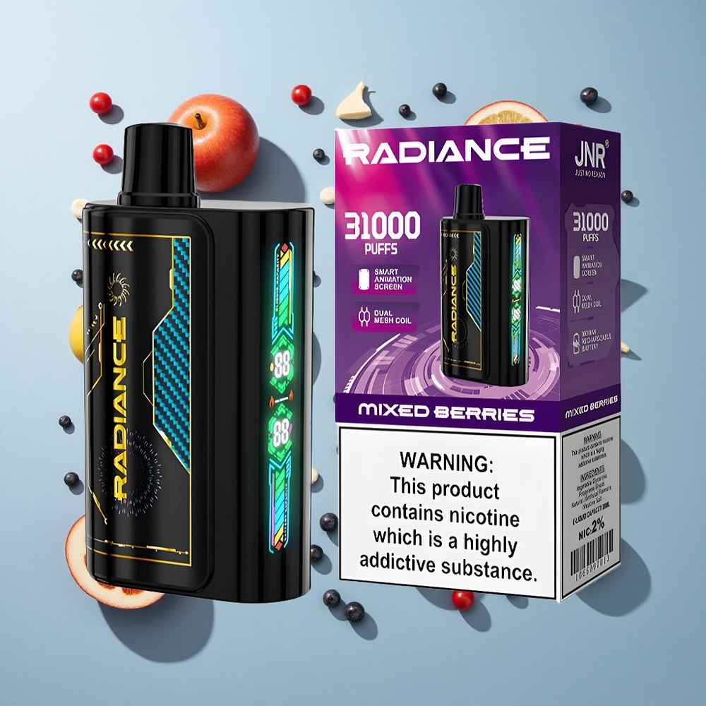 JNR Radiance 31000 Puffs Dual Mesh Mixed Berries Disposable Vape