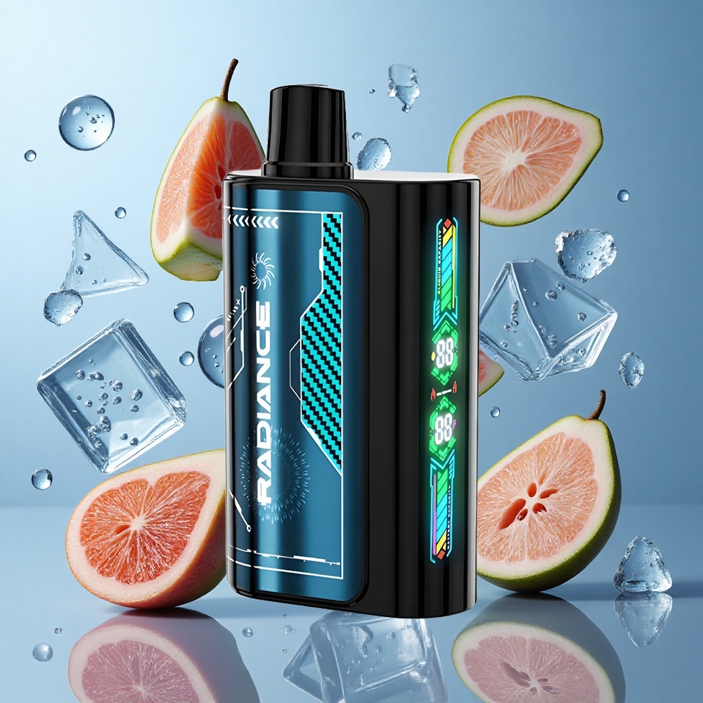 JNR Radiance 31000 Puffs Smart Screen Disposable Vape Blue Razz Ice