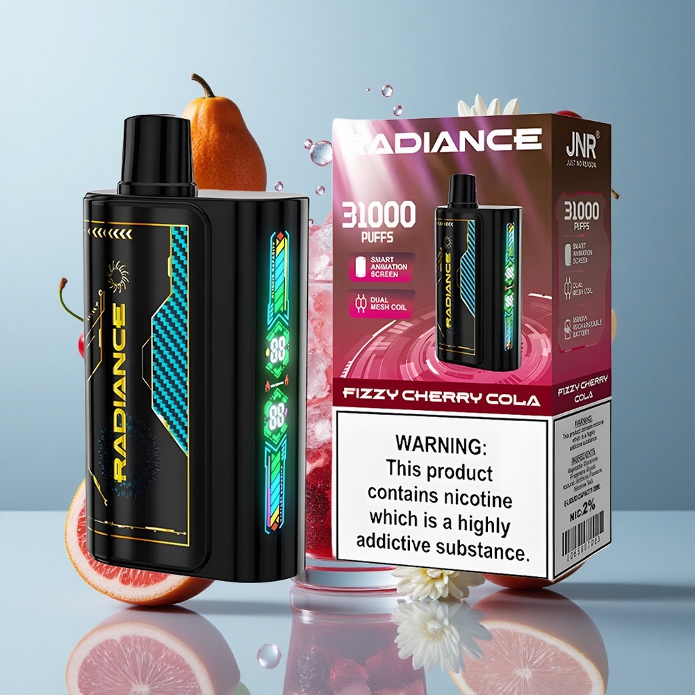 JNR Radiance 31000 Puffs Smart Screen Fizzy Cherry Cola