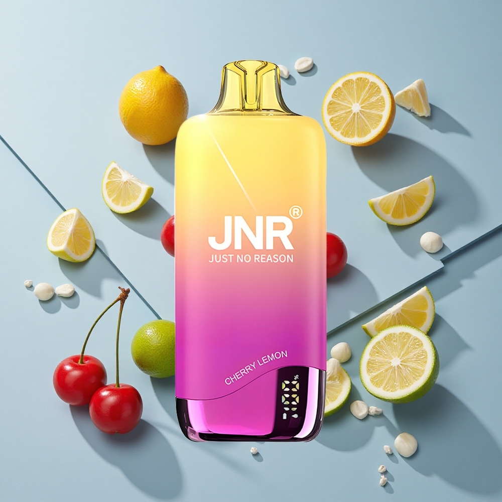 JNR Rainbow 10500 Puffs Disposable Vape Cherry Lemon with 18ml e-Liquid Tank