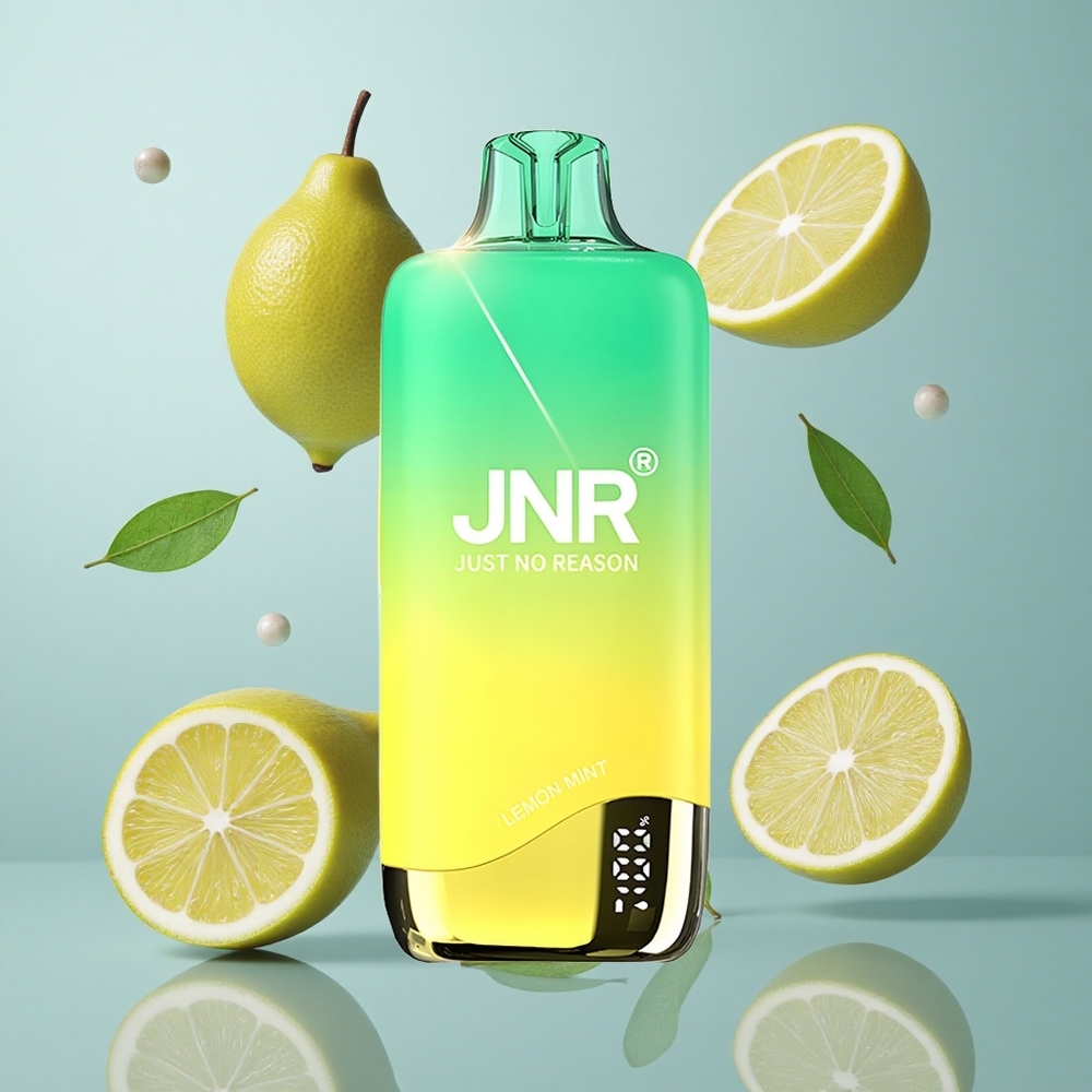 JNR Rainbow 10500 Puffs Disposable Vape Lemon Mint with 18ml Tank & USB-C Charging