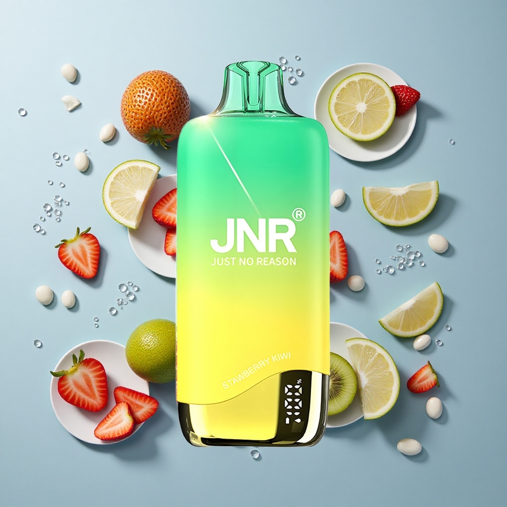 JNR Rainbow 10500 Puffs Disposable Vape Strawberry Kiwi with 600mAh Battery