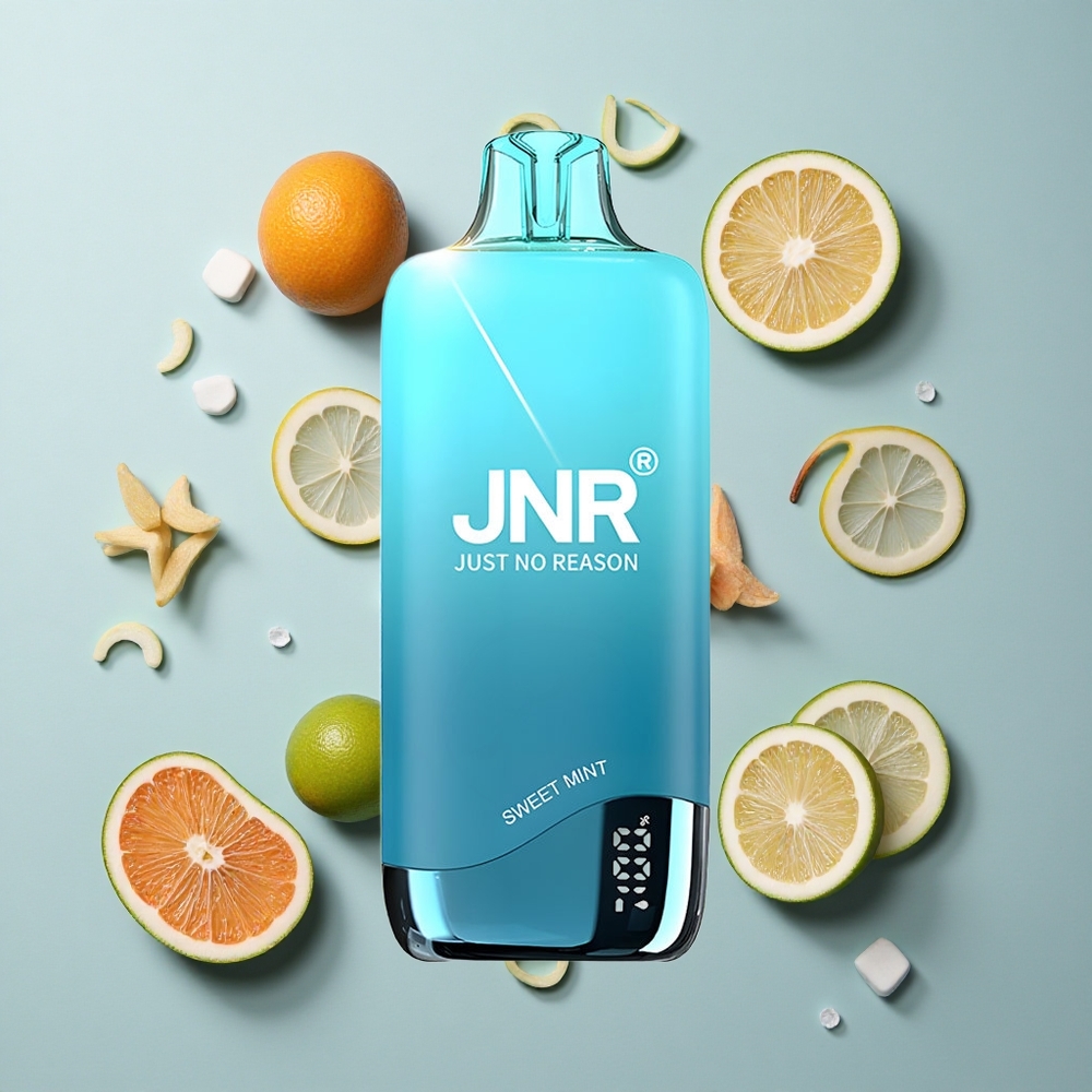 JNR Rainbow 10500 Puffs Disposable Vape Sweet Mint with 18ml Tank