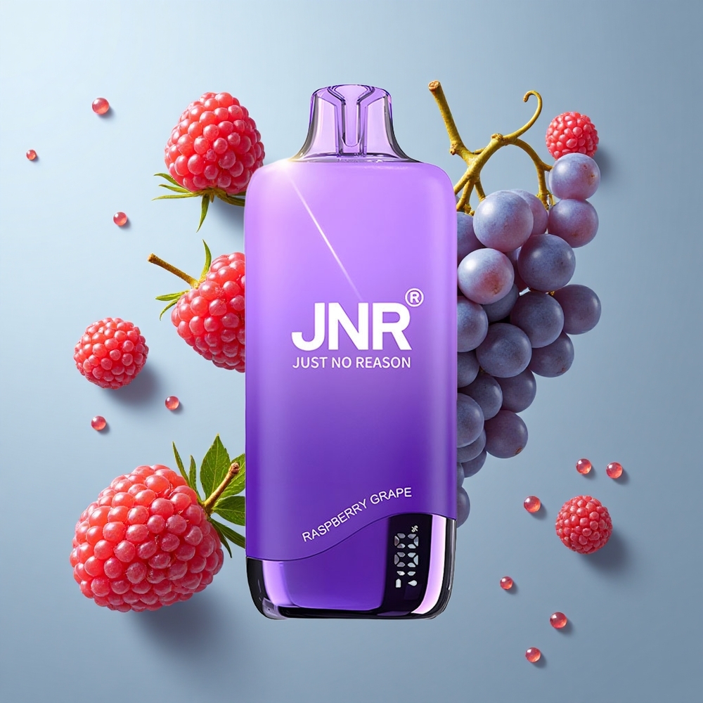JNR Rainbow 10500 Puffs Disposable Vape with 600mAh Battery & Raspberry Grape