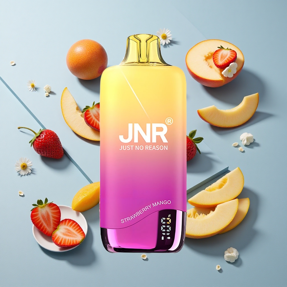 JNR Rainbow 10500 Puffs Strawberry Mango Disposable Vape with 18ml Tank
