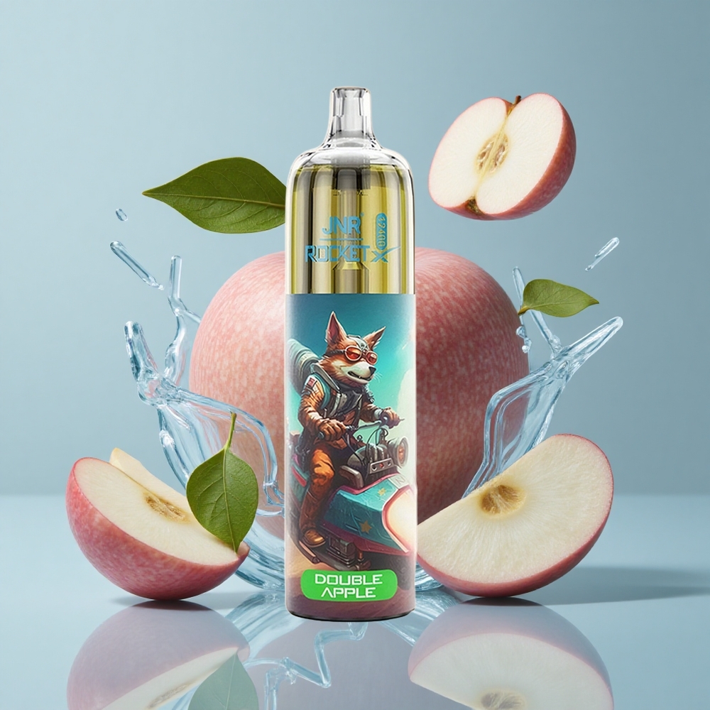 JNR Rocket-X 12400 Puffs Adjustable Airflow Double Apple