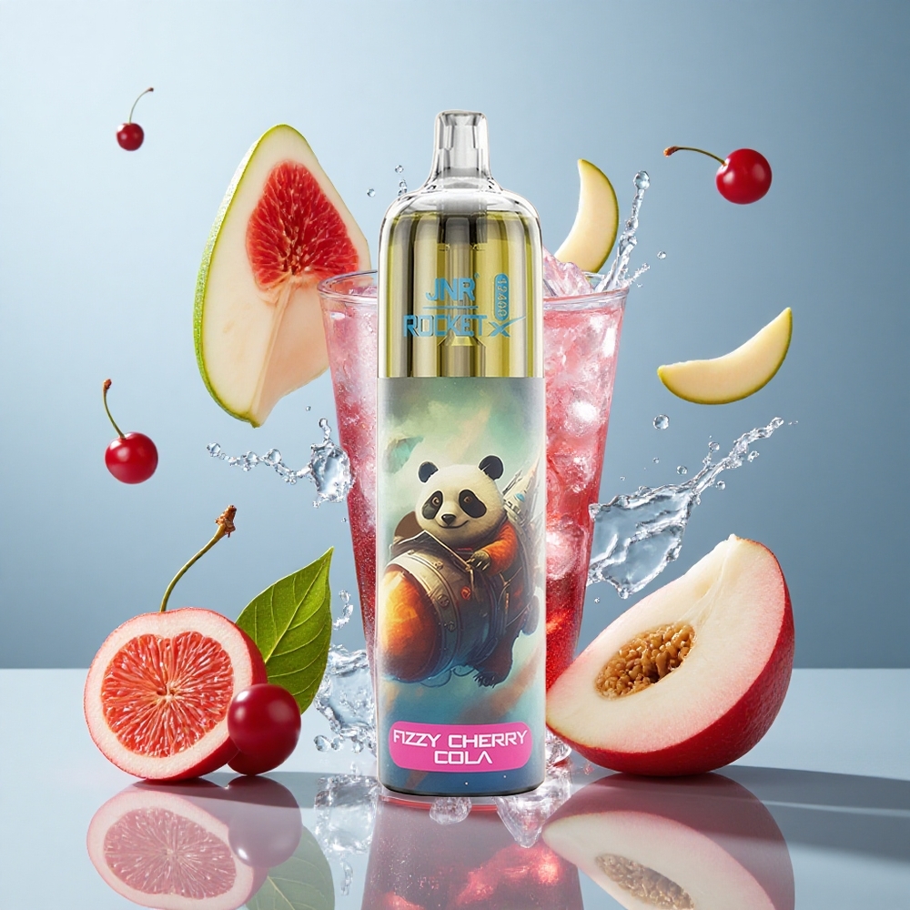 JNR Rocket-X 12400 Puffs Adjustable Airflow Fizzy Cherry Cola
