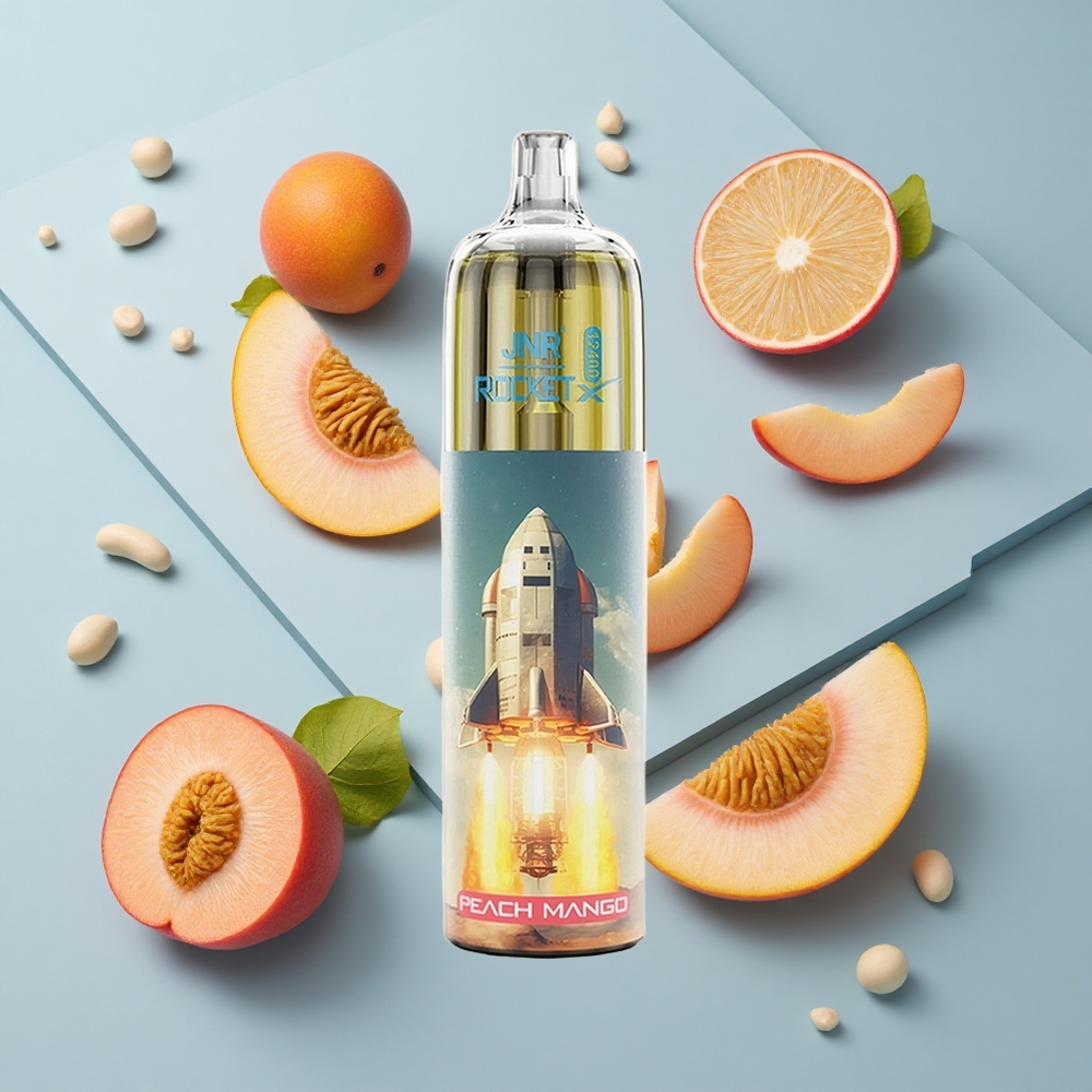 JNR Rocket-X 12400 Puffs Adjustable Airflow Peach Mango Disposable Vape