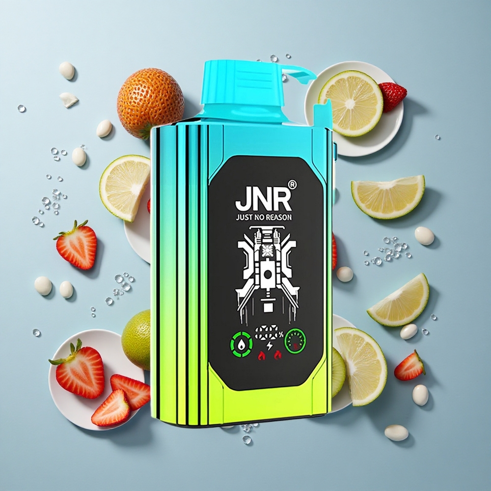 JNR Shisha Hookah Box 20500 Puffs Strawberry Kiwi with HD Display & Type-C Quick Charge