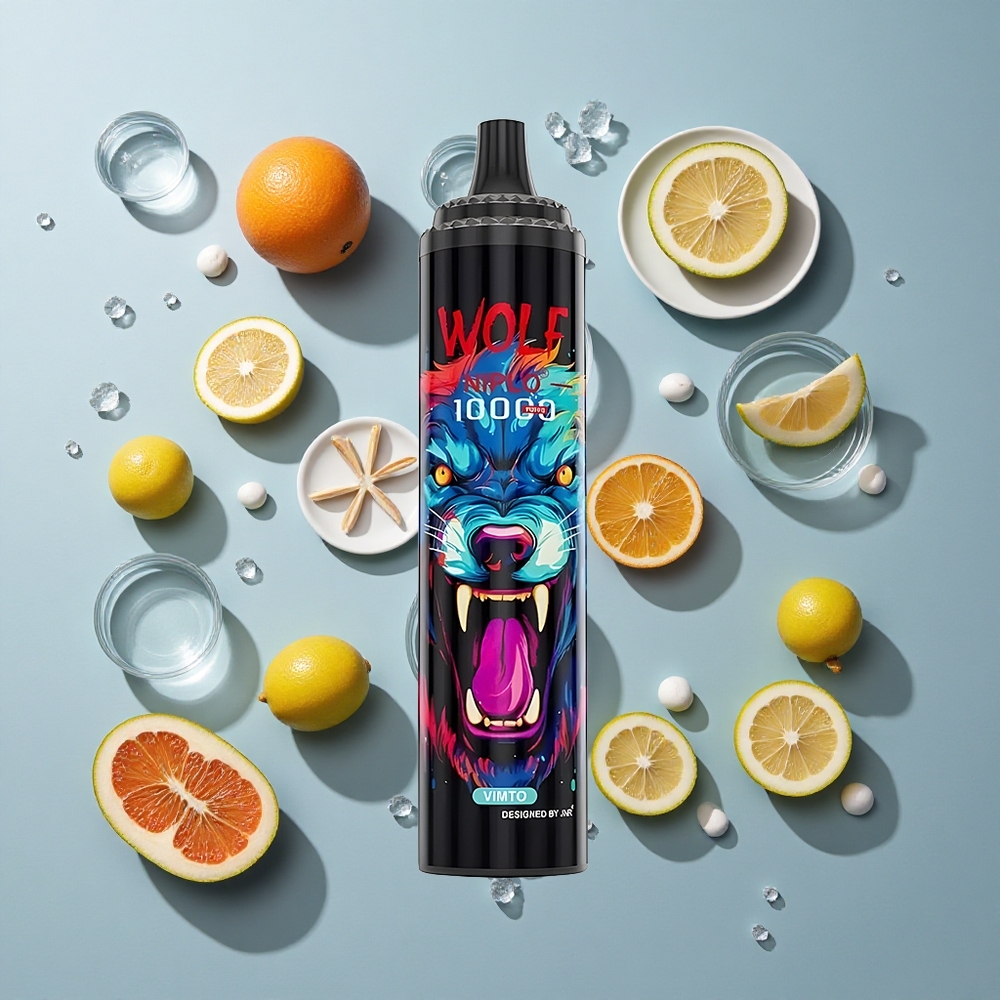 JNR Wolf Niplo 10000 Puffs Vimto 20ml Mesh 1.0 Ohm